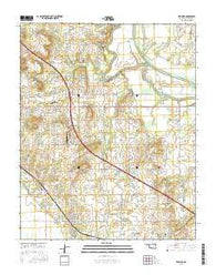 Red Bird Oklahoma Current topographic map, 1:24000 scale, 7.5 X 7.5 Minute, Year 2016