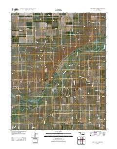 Red Horse Creek Oklahoma Historical topographic map, 1:24000 scale, 7.5 X 7.5 Minute, Year 2012