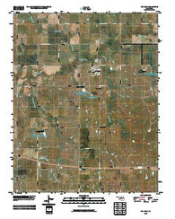 Red Rock Oklahoma Historical topographic map, 1:24000 scale, 7.5 X 7.5 Minute, Year 2009