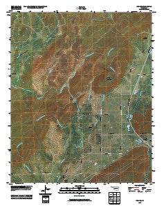 Redden Oklahoma Historical topographic map, 1:24000 scale, 7.5 X 7.5 Minute, Year 2010
