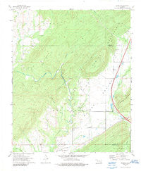 Redden Oklahoma Historical topographic map, 1:24000 scale, 7.5 X 7.5 Minute, Year 1973
