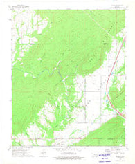 Redden Oklahoma Historical topographic map, 1:24000 scale, 7.5 X 7.5 Minute, Year 1973