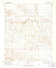 Reed Oklahoma Historical topographic map, 1:24000 scale, 7.5 X 7.5 Minute, Year 1971