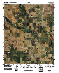 Retrop Oklahoma Historical topographic map, 1:24000 scale, 7.5 X 7.5 Minute, Year 2010