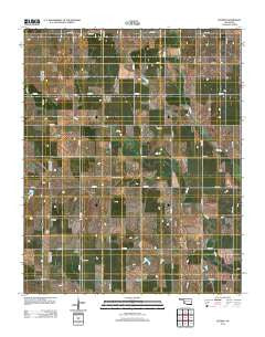 Retrop Oklahoma Historical topographic map, 1:24000 scale, 7.5 X 7.5 Minute, Year 2012