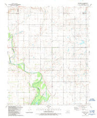 Retrop SE Oklahoma Historical topographic map, 1:24000 scale, 7.5 X 7.5 Minute, Year 1989