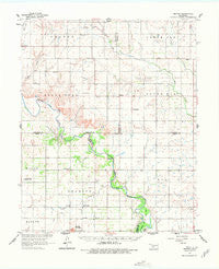 Retrop Oklahoma Historical topographic map, 1:62500 scale, 15 X 15 Minute, Year 1961