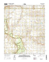 Retrop SE Oklahoma Current topographic map, 1:24000 scale, 7.5 X 7.5 Minute, Year 2016