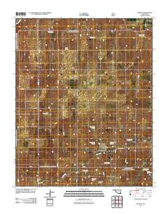 Reydon Oklahoma Historical topographic map, 1:24000 scale, 7.5 X 7.5 Minute, Year 2011