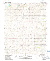 Reydon SW Oklahoma Historical topographic map, 1:24000 scale, 7.5 X 7.5 Minute, Year 1989