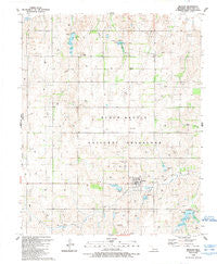 Reydon Oklahoma Historical topographic map, 1:24000 scale, 7.5 X 7.5 Minute, Year 1989
