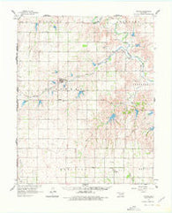 Reydon Oklahoma Historical topographic map, 1:62500 scale, 15 X 15 Minute, Year 1961