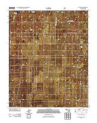 Reydon SW Oklahoma Historical topographic map, 1:24000 scale, 7.5 X 7.5 Minute, Year 2011