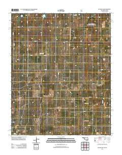Reydon SW Oklahoma Historical topographic map, 1:24000 scale, 7.5 X 7.5 Minute, Year 2012