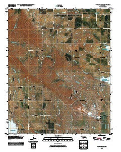 Richards Spur Oklahoma Historical topographic map, 1:24000 scale, 7.5 X 7.5 Minute, Year 2010