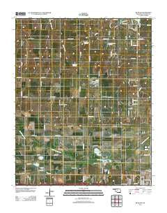 Richland Oklahoma Historical topographic map, 1:24000 scale, 7.5 X 7.5 Minute, Year 2012