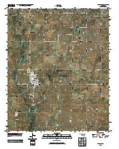 Ringling Oklahoma Historical topographic map, 1:24000 scale, 7.5 X 7.5 Minute, Year 2009