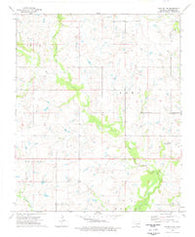 Ringling NW Oklahoma Historical topographic map, 1:24000 scale, 7.5 X 7.5 Minute, Year 1974