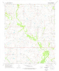 Ringling NW Oklahoma Historical topographic map, 1:24000 scale, 7.5 X 7.5 Minute, Year 1974