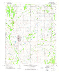 Ringling Oklahoma Historical topographic map, 1:24000 scale, 7.5 X 7.5 Minute, Year 1974