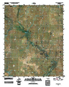 Ringling NW Oklahoma Historical topographic map, 1:24000 scale, 7.5 X 7.5 Minute, Year 2009