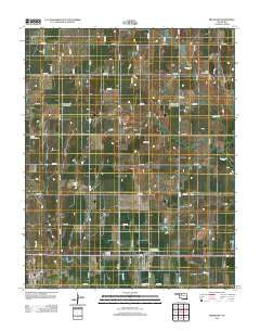 Ringwood Oklahoma Historical topographic map, 1:24000 scale, 7.5 X 7.5 Minute, Year 2012
