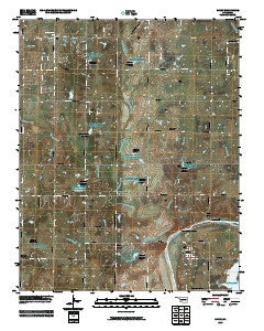Ripley Oklahoma Historical topographic map, 1:24000 scale, 7.5 X 7.5 Minute, Year 2009