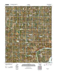 Ripley Oklahoma Historical topographic map, 1:24000 scale, 7.5 X 7.5 Minute, Year 2012