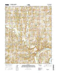 Ripley Oklahoma Current topographic map, 1:24000 scale, 7.5 X 7.5 Minute, Year 2016