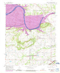 Robert S Kerr Dam Oklahoma Historical topographic map, 1:24000 scale, 7.5 X 7.5 Minute, Year 1967