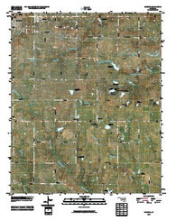 Roberta Oklahoma Historical topographic map, 1:24000 scale, 7.5 X 7.5 Minute, Year 2010