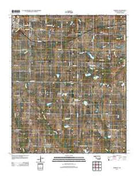 Roberta Oklahoma Historical topographic map, 1:24000 scale, 7.5 X 7.5 Minute, Year 2012