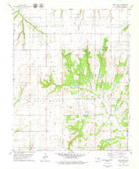 Rock Mary Oklahoma Historical topographic map, 1:24000 scale, 7.5 X 7.5 Minute, Year 1979
