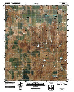 Rock Mary Oklahoma Historical topographic map, 1:24000 scale, 7.5 X 7.5 Minute, Year 2009