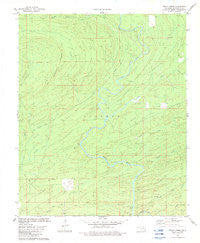 Rocky Creek Oklahoma Historical topographic map, 1:24000 scale, 7.5 X 7.5 Minute, Year 1982