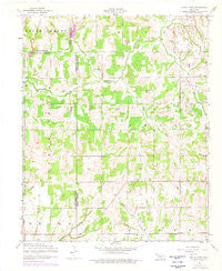 Rocky Ford Oklahoma Historical topographic map, 1:24000 scale, 7.5 X 7.5 Minute, Year 1956