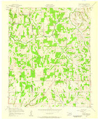 Rocky Ford Oklahoma Historical topographic map, 1:24000 scale, 7.5 X 7.5 Minute, Year 1956