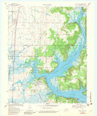 Rocky Point Oklahoma Historical topographic map, 1:24000 scale, 7.5 X 7.5 Minute, Year 1970