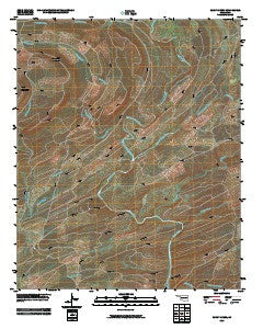 Rocky Creek Oklahoma Historical topographic map, 1:24000 scale, 7.5 X 7.5 Minute, Year 2010