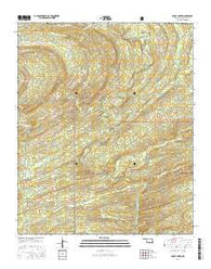 Rocky Creek Oklahoma Current topographic map, 1:24000 scale, 7.5 X 7.5 Minute, Year 2016