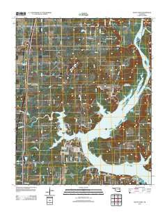 Rocky Point Oklahoma Historical topographic map, 1:24000 scale, 7.5 X 7.5 Minute, Year 2013