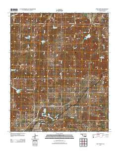 Roff North Oklahoma Historical topographic map, 1:24000 scale, 7.5 X 7.5 Minute, Year 2013