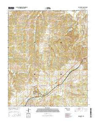 Roff North Oklahoma Current topographic map, 1:24000 scale, 7.5 X 7.5 Minute, Year 2016