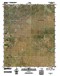 Roff South Oklahoma Historical topographic map, 1:24000 scale, 7.5 X 7.5 Minute, Year 2009