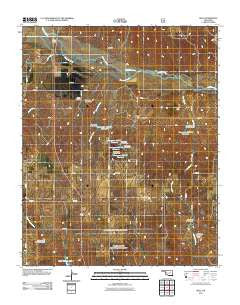 Roll Oklahoma Historical topographic map, 1:24000 scale, 7.5 X 7.5 Minute, Year 2011