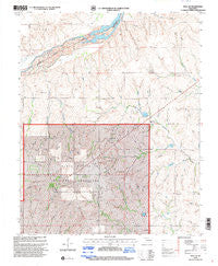 Roll SE Oklahoma Historical topographic map, 1:24000 scale, 7.5 X 7.5 Minute, Year 1998