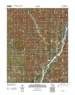 Roll NE Oklahoma Historical topographic map, 1:24000 scale, 7.5 X 7.5 Minute, Year 2012