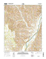 Roll NE Oklahoma Current topographic map, 1:24000 scale, 7.5 X 7.5 Minute, Year 2016