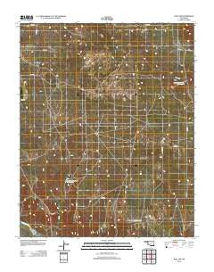 Roll NW Oklahoma Historical topographic map, 1:24000 scale, 7.5 X 7.5 Minute, Year 2012