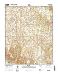 Roll NW Oklahoma Current topographic map, 1:24000 scale, 7.5 X 7.5 Minute, Year 2016